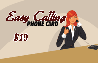 Easy Calling Phonecard $10