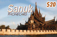 Sanuk Phone Card $20